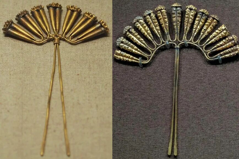 The Song‑Era Floral‑Tube Hairpin