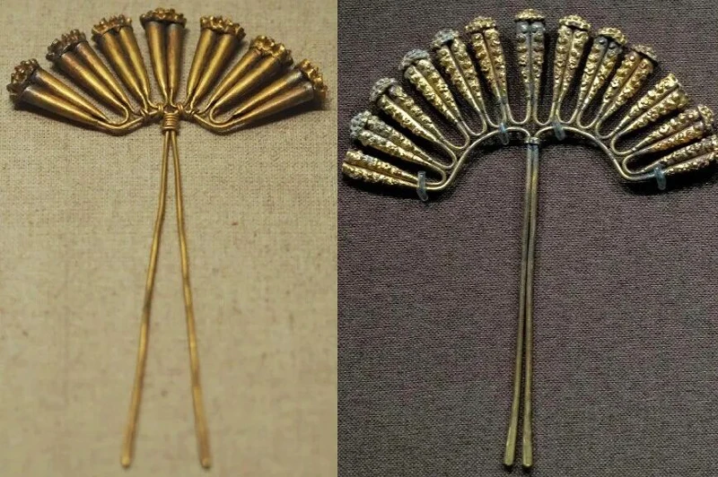 The Song‑Era Floral‑Tube Hairpin