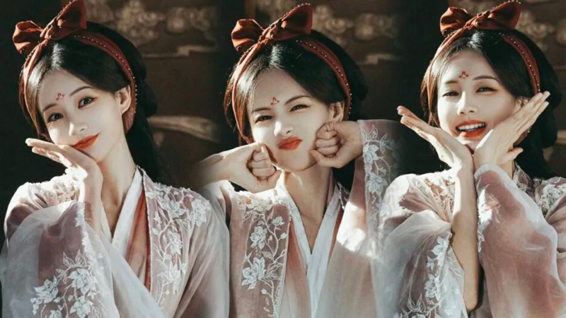 Viral Song Silk Ribbon Hairband in Nian Xiang Si