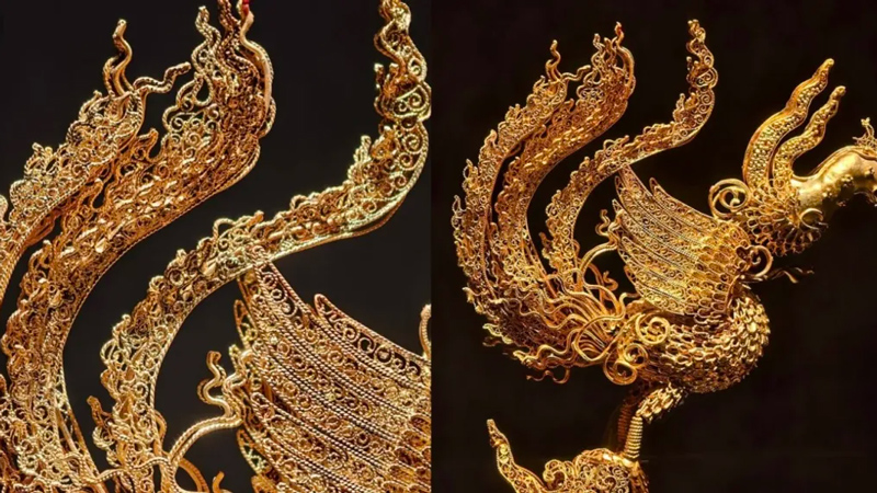 Why Does Transfer Gold Hairpin Look Wrong?
