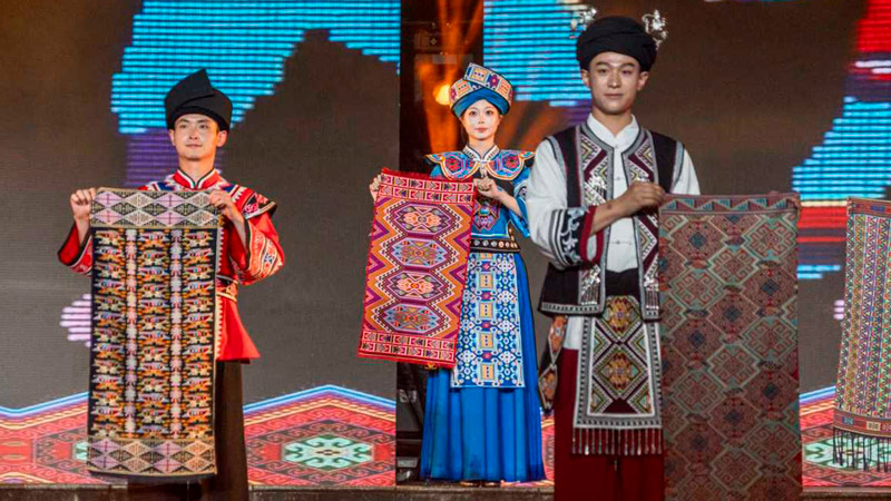 23 Century-Old Tujia Brocade Relics Restored in Hubei