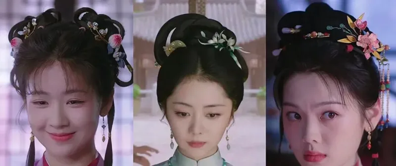 Velvet‑Flower Hair Ornaments in Against the Current