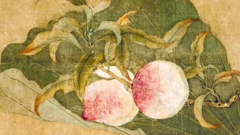 Why Peach Embroidery Suits a Spirit's Robe