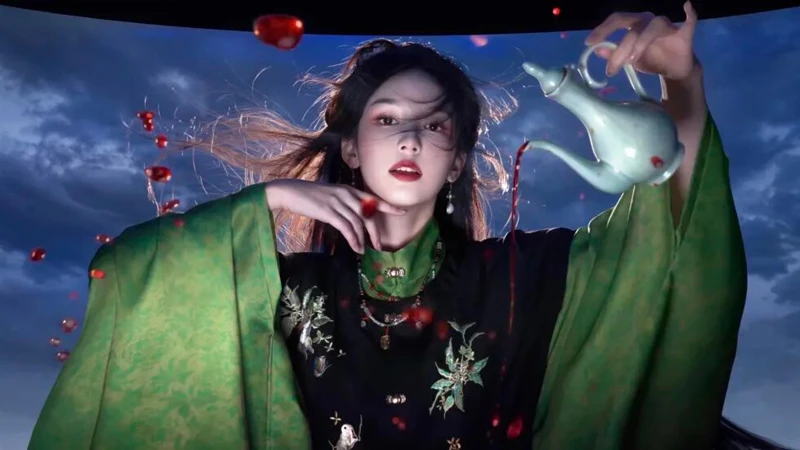 Zhou Ye’s Ghostly Ming Hanfu Styling