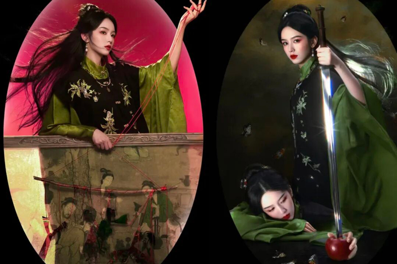 Zhou Ye’s Ghostly Ming Hanfu Styling