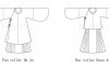 Hanfu Making(5) – Pan Collar Aoqun Cutting & Sewing Patterns