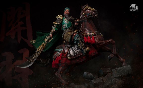 High-end Chinoiserie Statue Pioneer - Infinity Studio