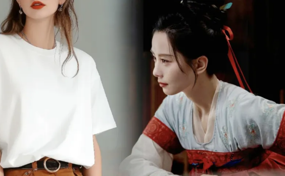 Liu Shishi Wears Ancient T-Shirt Style