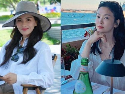 Song Hye-kyo and Liu Tao: Summer Fashion in White