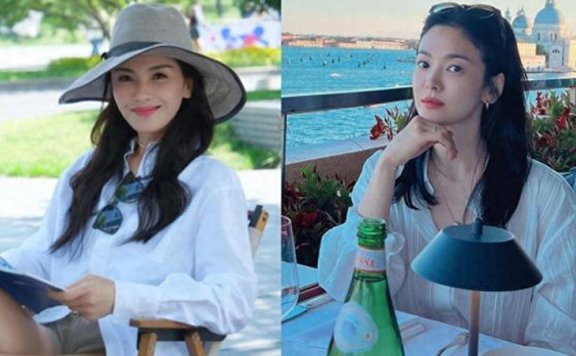 Song Hye-kyo and Liu Tao: Summer Fashion in White