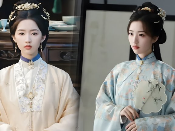 Deng Enxi's Ming-Era Hanfu in When the Flowers Bloom Radiate Poise