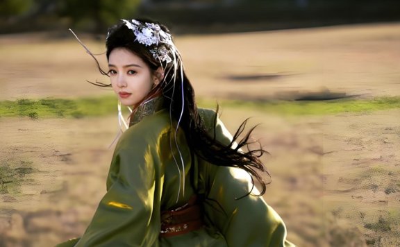 The Quiet Power of Zhang Ruonan’s Green Warring States Robe