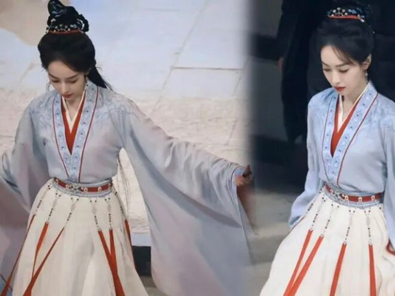 Song Qian's Ethereal Dress Shines with Ancient Oxalis Knots