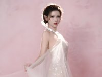 Zhang Yuxi Dazzles in Blush Pink Gown