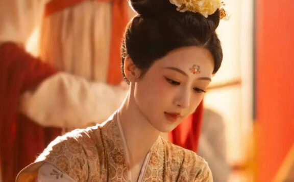 Tang Dynasty Peach Blossom Makeup Guide
