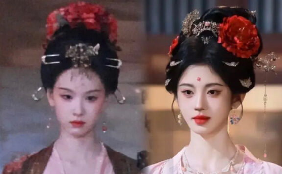 Classical Proportions in Hanfu Flower Hairstyles