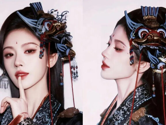 Why Is Ju Jingyi Wearing a Beast-Face Crown in Wanhua Shijie?